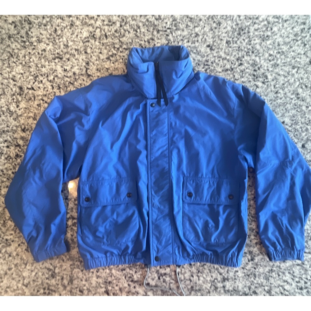 Mens Eddie Bauer Outdoor Outfitters Blue Full Zip WPL 9647 Size L Jacket #C678